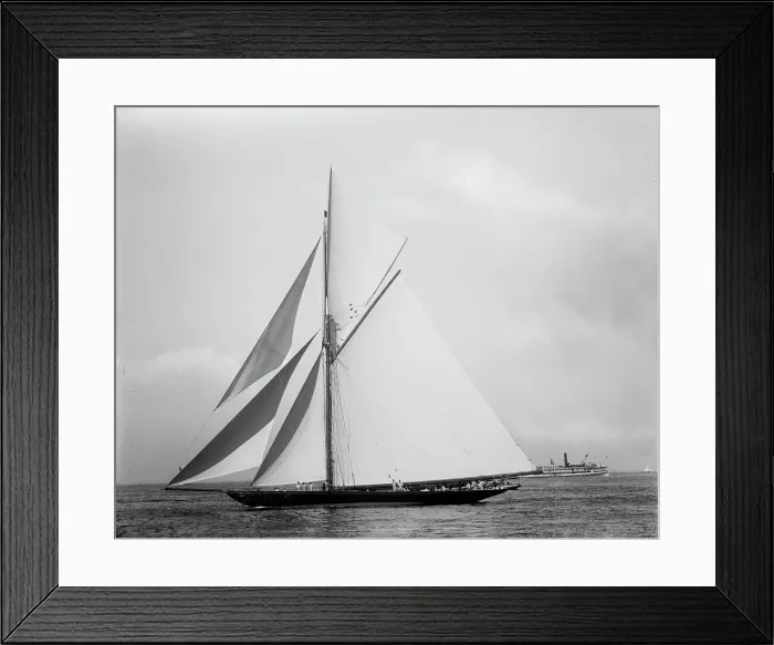 Framed Print : Valkyrie II, (1893?). Creator: Johns Johnston Framed Print : Valkyrie II, (1893?). Creator: Johns Johnston