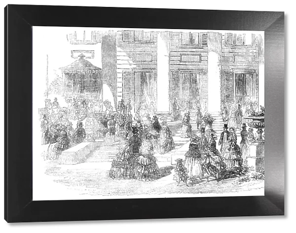 The Lord Lieutenant's Reception and Promenade, Dublin, 1856. Creator: Unknown
