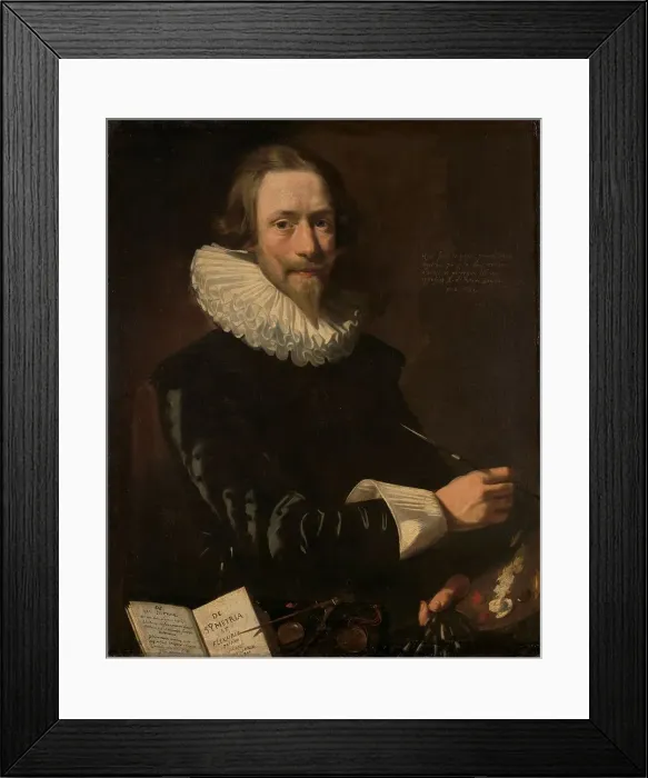 Framed Print : Self-Portrait, 1621. Creator: Abraham de Vries Framed Print : Self-Portrait, 1621. Creator: Abraham de Vries