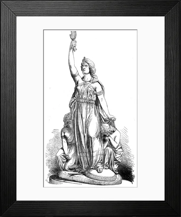 Framed Print : Queen Boadicea - J. Thomas, sculptor - from the Exhibition of the Royal Academy, 1856. Creator: J. R. C.. Queen Boadicea - J. Thomas, sculptor - from the Exhibition of the Royal Academy, 1856. Creator: J. R. C Framed Print : Queen Boadicea - J. Thomas, sculptor - from the Exhibition of the Royal Academy, 1856. Creator: J. R. C.. Queen Boadicea - J. Thomas, sculptor - from the Exhibition of the Royal Academy, 1856. Creator: J. R. C