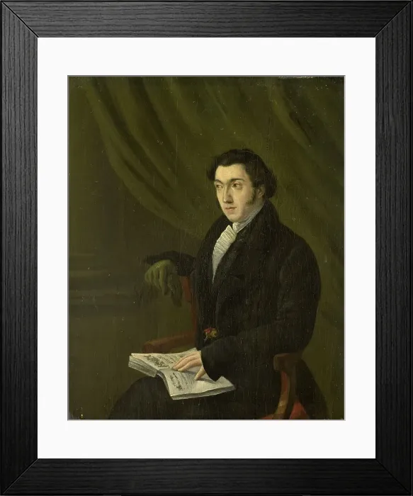 Framed Print : Portrait of Johannes Petrus Schouberg, Stamp Engraver at the Imperial Mint in Utrecht, 1830-1855. Creator: Abraham Hendrik Winter Framed Print : Portrait of Johannes Petrus Schouberg, Stamp Engraver at the Imperial Mint in Utrecht, 1830-1855. Creator: Abraham Hendrik Winter