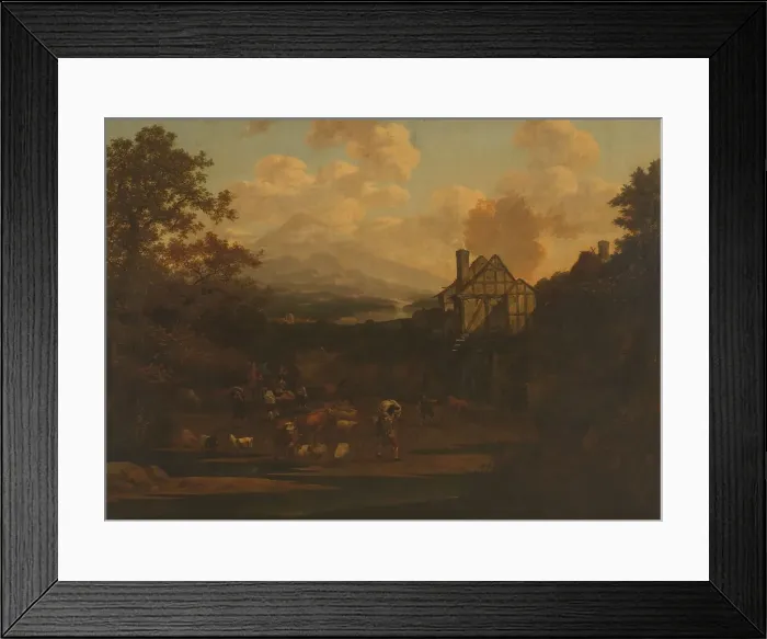 Framed Print : Plundering, 1650-1697. Creator: Abraham Jansz Begeyn Framed Print : Plundering, 1650-1697. Creator: Abraham Jansz Begeyn