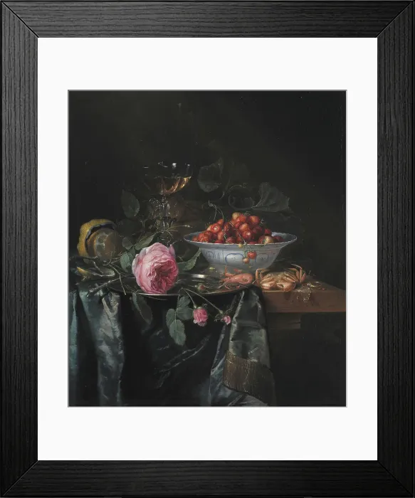 Framed Print : Pronk Still life, 1630-1660. Creator: Pieter de Ring Framed Print : Pronk Still life, 1630-1660. Creator: Pieter de Ring