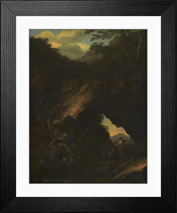 Framed Print : Landscape with an Arco Naturale, 1630-1673. Creator: Salvator Rosa. Landscape with an Arco Naturale, 1630-1673. Creator: Salvator Rosa Framed Print : Landscape with an Arco Naturale, 1630-1673. Creator: Salvator Rosa. Landscape with an Arco Naturale, 1630-1673. Creator: Salvator Rosa