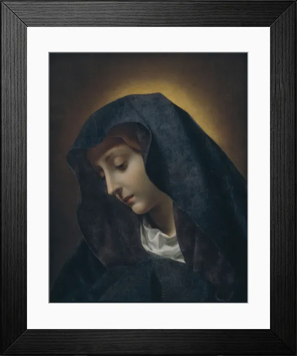 Framed Print : The Virgin, 1631-1686. Creator: Carlo Dolci Framed Print : The Virgin, 1631-1686. Creator: Carlo Dolci