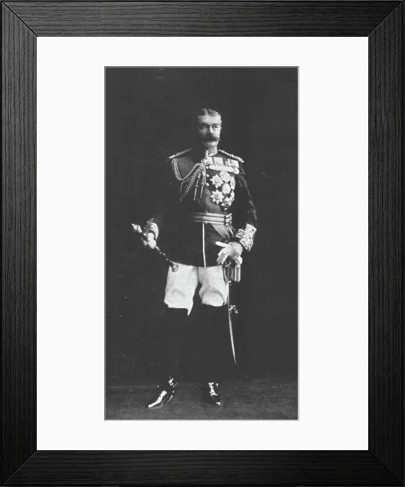 Framed Print : Lord Kitchener of Khartoum en grand uniforme de marechal de l'armee britannique, 1916. Creator: Bassano Studio Framed Print : Lord Kitchener of Khartoum en grand uniforme de marechal de l'armee britannique, 1916. Creator: Bassano Studio
