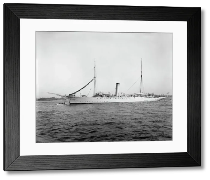 Framed Print : U.S.S. Mayflower, between 1898 and 1901. Creator: Edward H Hart Framed Print : U.S.S. Mayflower, between 1898 and 1901. Creator: Edward H Hart
