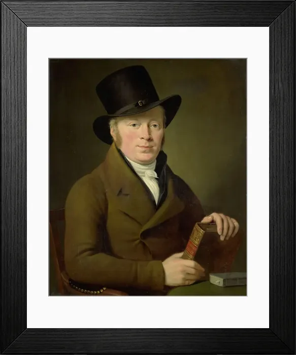 Framed Print : Barend Klijn Barendsz (1774-1829), Poet, 1813. Creator: Adriaan De Lelie Framed Print : Barend Klijn Barendsz (1774-1829), Poet, 1813. Creator: Adriaan De Lelie