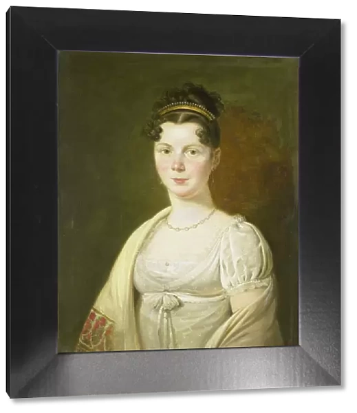 Portrait of Wilhelmina Maria Haack (1786-1857), fourth Wife of Gerrit Verdooren, 1814-1820. Creator: Adriaan De Lelie