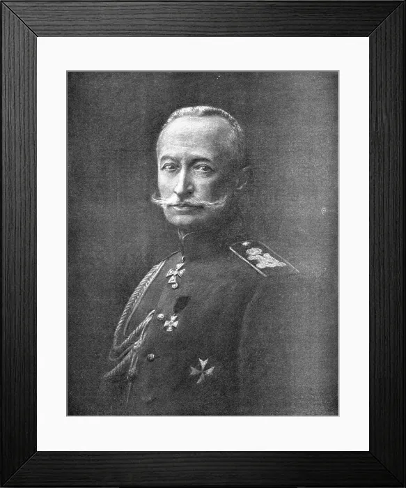 Framed Print : Le General Broussilof; Commandant le groupe des armees Russes du front Sud, 1916. Creator: Unknown Framed Print : Le General Broussilof; Commandant le groupe des armees Russes du front Sud, 1916. Creator: Unknown