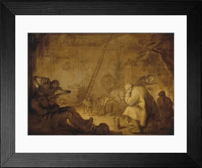 Framed Print : The End of Misery, 1632. Creator: Adriaen van de Venne Framed Print : The End of Misery, 1632. Creator: Adriaen van de Venne