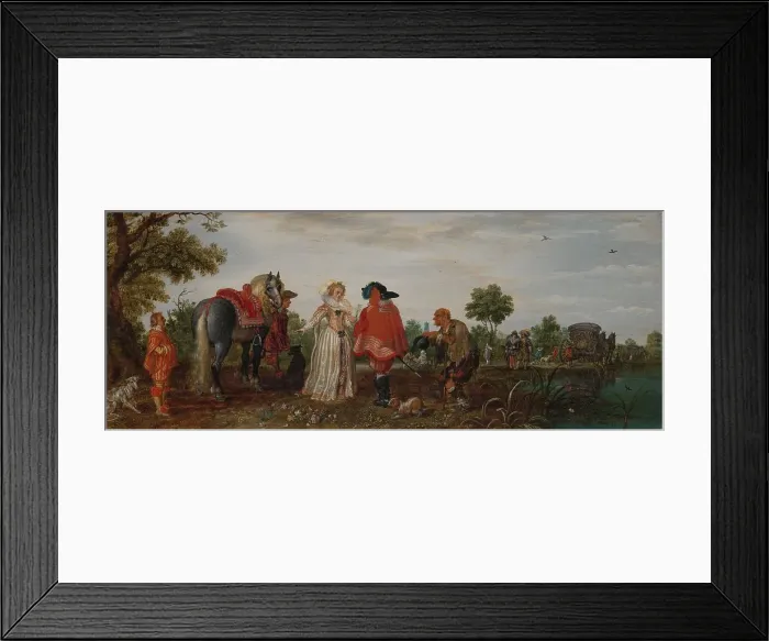 Framed Print : Spring, 1625. Creator: Adriaen van de Venne Framed Print : Spring, 1625. Creator: Adriaen van de Venne