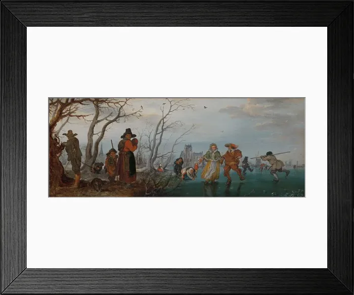 Framed Print : Winter, 1625. Creator: Adriaen van de Venne Framed Print : Winter, 1625. Creator: Adriaen van de Venne