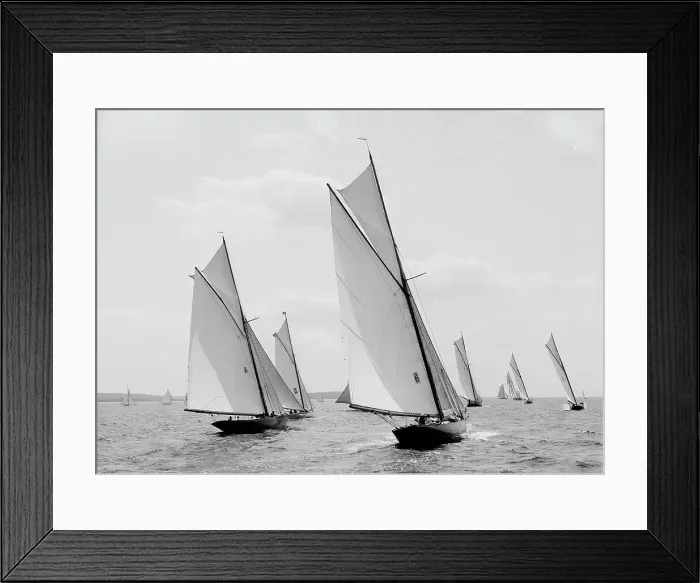 Framed Print : Start, S.C. Regatta, 1897 June 20. Creator: Johns Johnston Framed Print : Start, S.C. Regatta, 1897 June 20. Creator: Johns Johnston