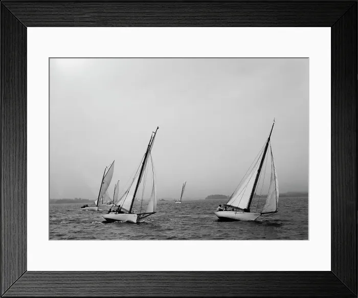 Framed Print : Start, Indian Harbour Regatta, 1893 July 29. Creator: Johns Johnston Framed Print : Start, Indian Harbour Regatta, 1893 July 29. Creator: Johns Johnston