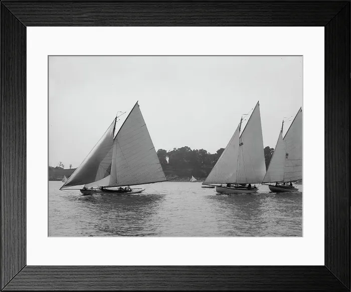 Framed Print : Anoatok, Dragoon, and Acushla, start, I.H. Reg. 1898 July 30. Creator: Johns Johnston Framed Print : Anoatok, Dragoon, and Acushla, start, I.H. Reg. 1898 July 30. Creator: Johns Johnston