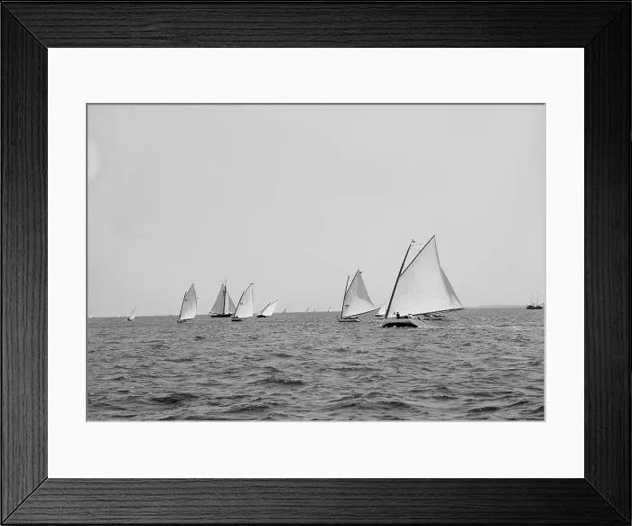 Framed Print : Start, Larchmont, 1895 June 15. Creator: Johns Johnston