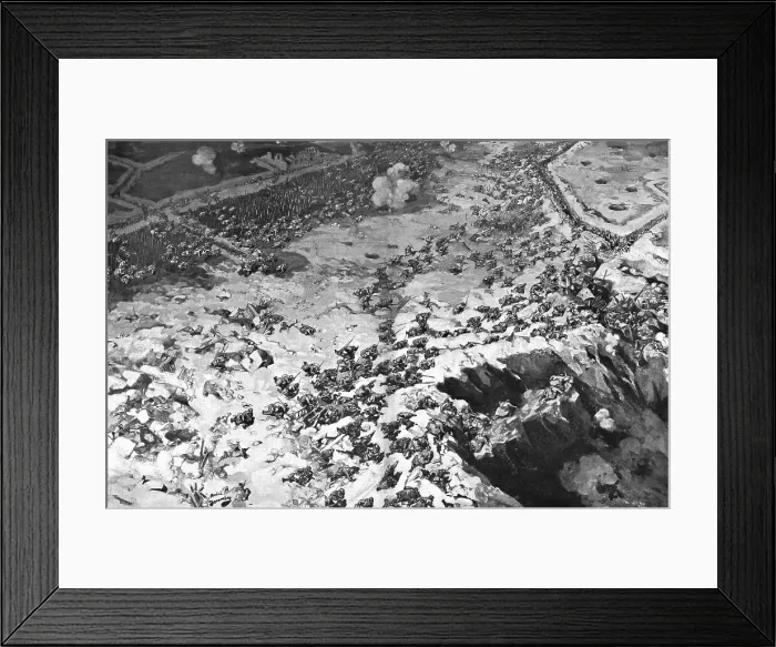 Framed Print : Les Vagues D'Assaut, 1916. Creator: Andre Devambez Framed Print : Les Vagues D'Assaut, 1916. Creator: Andre Devambez