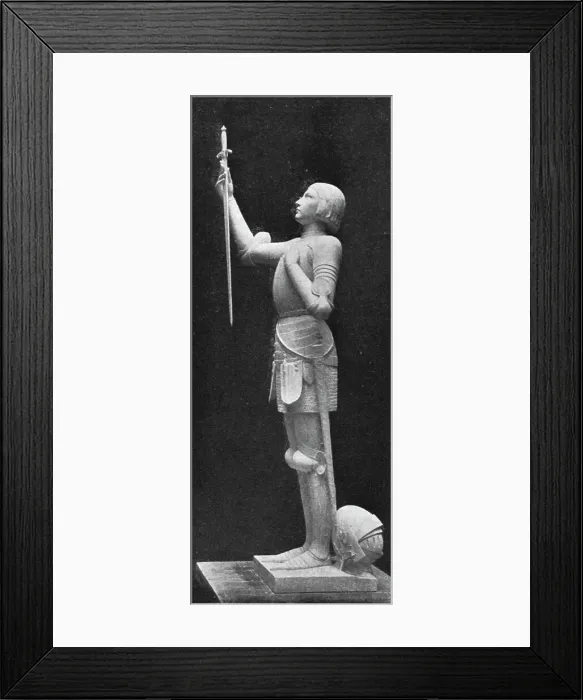 Framed Print : Une nouvelle statue de Jeanne d'Arc. Oeuvre d'Antonin Carles, 1916. Creator: Unknown Framed Print : Une nouvelle statue de Jeanne d'Arc. Oeuvre d'Antonin Carles, 1916. Creator: Unknown
