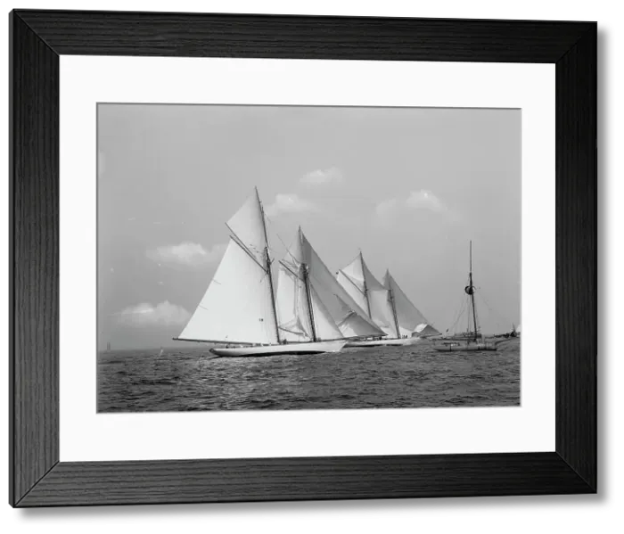 Framed Print : Start, Larchmont, 1894 Sept 15. Creator: Johns Johnston Framed Print : Start, Larchmont, 1894 Sept 15. Creator: Johns Johnston