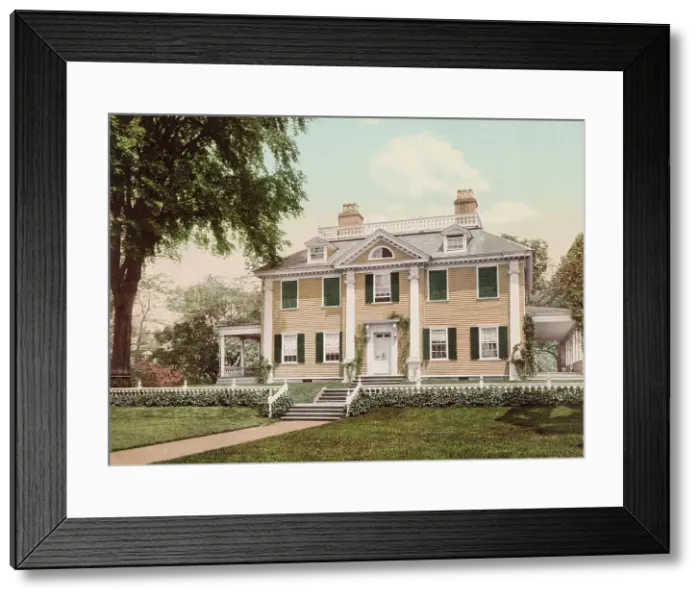 Framed Print : The Longfellow House, Cambridge, c1900. Creator: Unknown Framed Print : The Longfellow House, Cambridge, c1900. Creator: Unknown