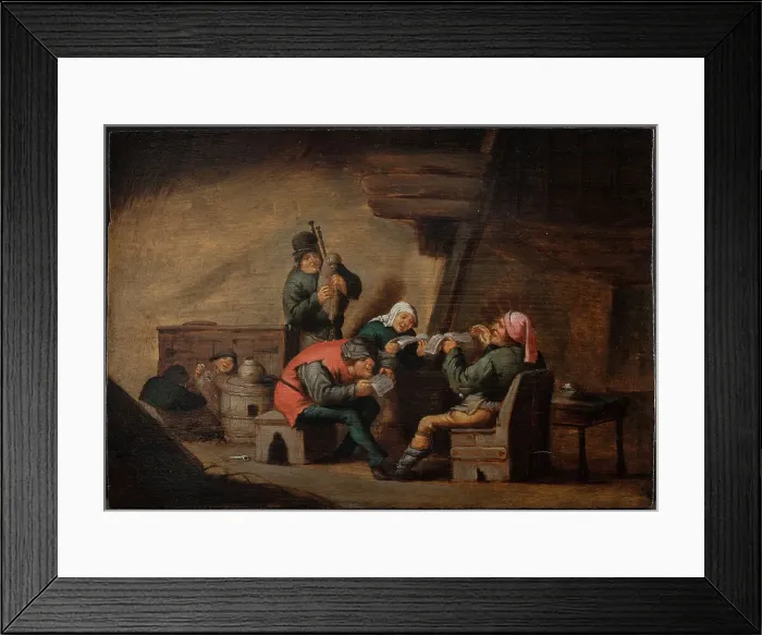 Framed Print : Bagpipe Music and Singing. The Five Senses: The Sense of Hearing, 1637-1656. Creator: Anthonie Victoryns Framed Print : Bagpipe Music and Singing. The Five Senses: The Sense of Hearing, 1637-1656. Creator: Anthonie Victoryns