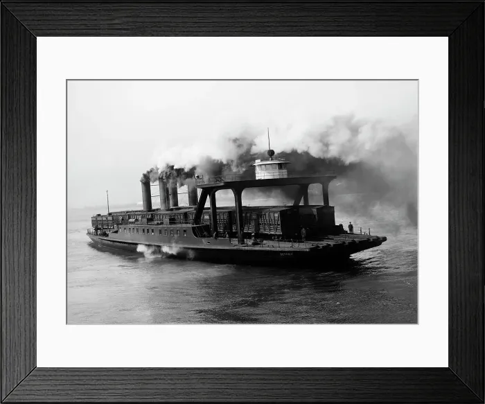 Framed Print : Transfer steamer Detroit, between 1900 and 1905. Creator: Unknown Framed Print : Transfer steamer Detroit, between 1900 and 1905. Creator: Unknown