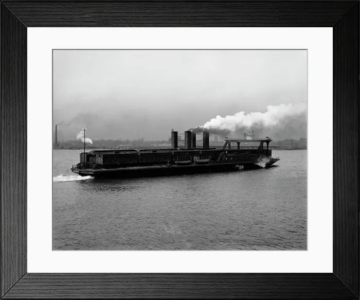 Framed Print : Transfer steamer Detroit, between 1900 and 1905. Creator: Unknown Framed Print : Transfer steamer Detroit, between 1900 and 1905. Creator: Unknown