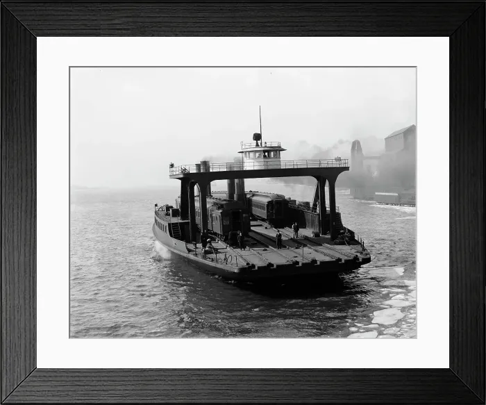 Framed Print : Transfer steamer Detroit, between 1900 and 1905. Creator: Unknown Framed Print : Transfer steamer Detroit, between 1900 and 1905. Creator: Unknown