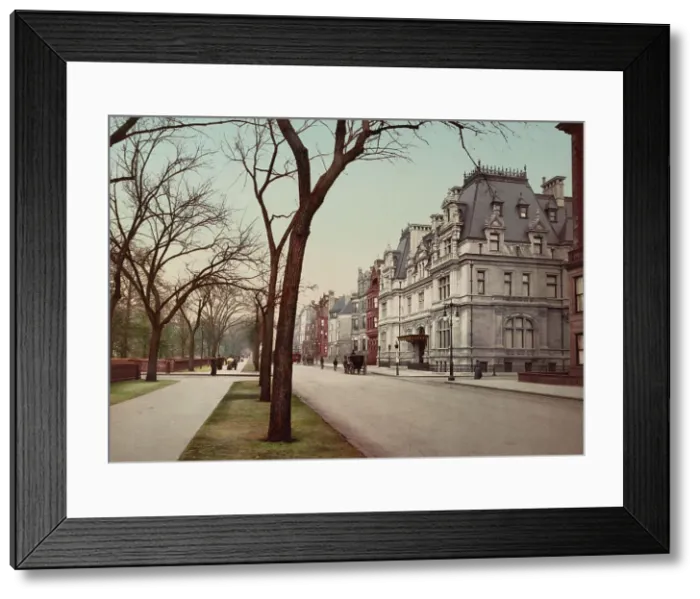Framed Print : Fifth Avenue at Sixty-Fifth Street, New York City, c1901. Creator: Unknown Framed Print : Fifth Avenue at Sixty-Fifth Street, New York City, c1901. Creator: Unknown
