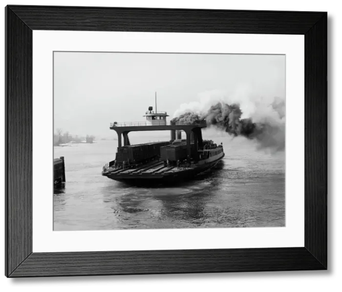 Framed Print : Transfer steamer Detroit, between 1900 and 1905. Creator: Unknown Framed Print : Transfer steamer Detroit, between 1900 and 1905. Creator: Unknown