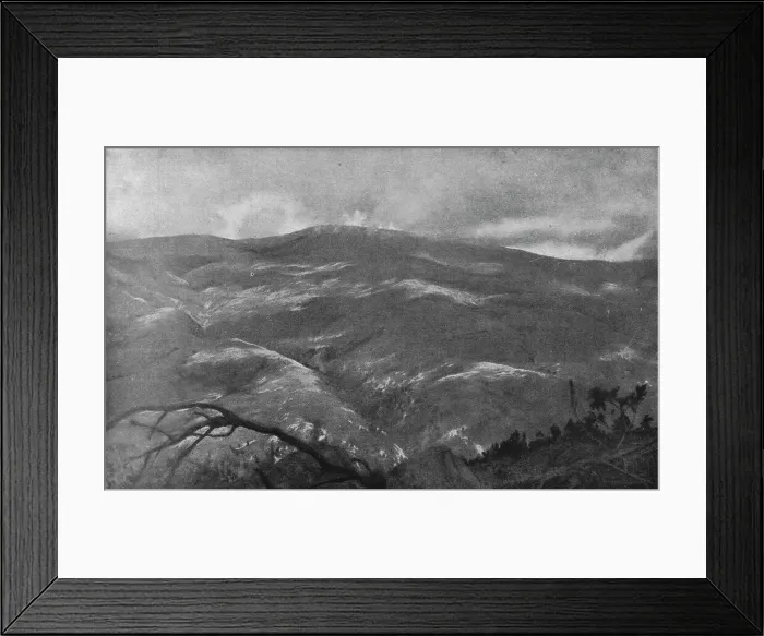 Framed Print : Sur les champs de bataille Macedoniens de Gornitchevo et du Kaimaktchalan; Le sommet... 1916. Creator: Unknown Framed Print : Sur les champs de bataille Macedoniens de Gornitchevo et du Kaimaktchalan; Le sommet... 1916. Creator: Unknown