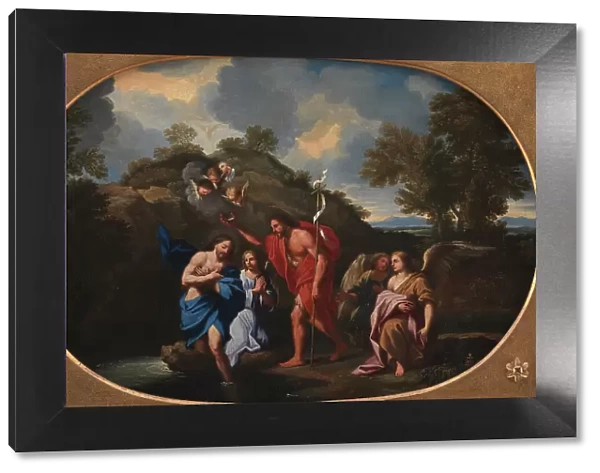 The Baptism of Christ, 1638-1694. Creators: Filippo Lauri, Pier Francesco Mola, Francesco Albani