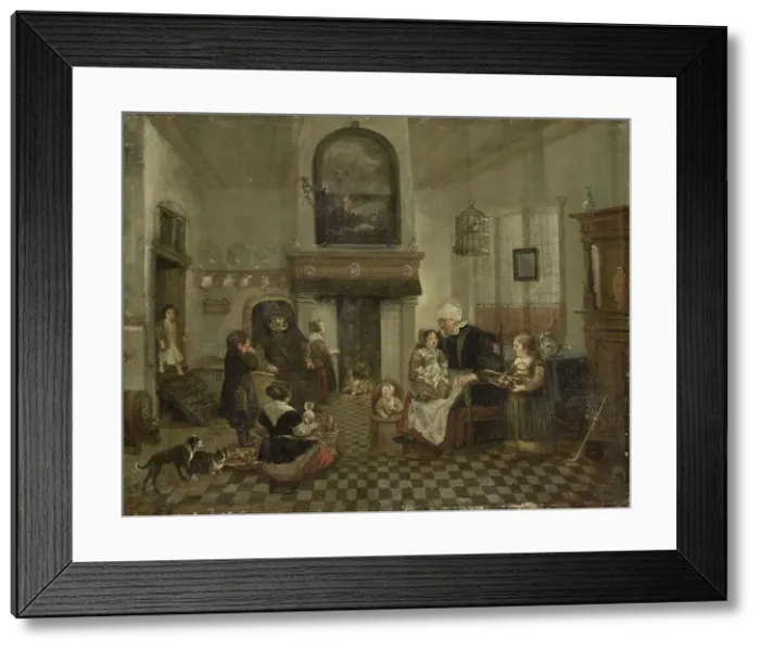 Framed Print : The Feast of Saint Nicholas, 1700-1899. Creator: Unknown Framed Print : The Feast of Saint Nicholas, 1700-1899. Creator: Unknown
