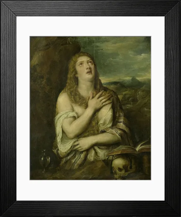 Framed Print : Penitent Mary Magdalene, 1550-1750. Creator: Unknown Framed Print : Penitent Mary Magdalene, 1550-1750. Creator: Unknown