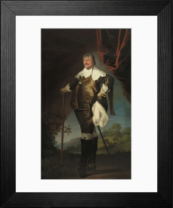 Framed Print : Christian IV, 1638-1641. Creator: Karel van Mander III Framed Print : Christian IV, 1638-1641. Creator: Karel van Mander III