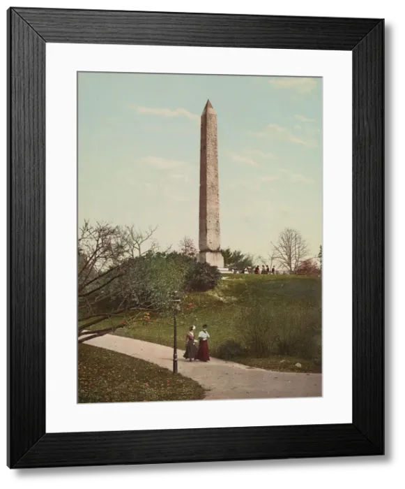 Framed Print : The Obelisk, Central Park, New York City, c1901. Creator: Unknown Framed Print : The Obelisk, Central Park, New York City, c1901. Creator: Unknown