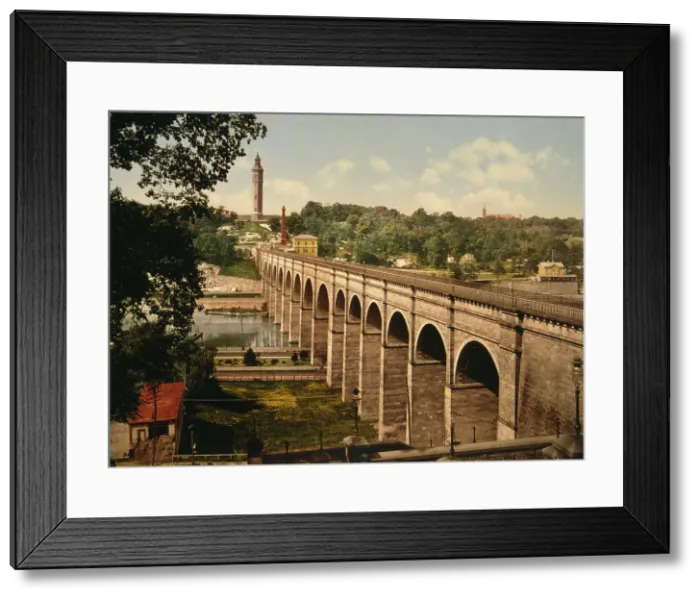 Framed Print : High Bridge, New York City, ca 1900. Creator: Unknown Framed Print : High Bridge, New York City, ca 1900. Creator: Unknown