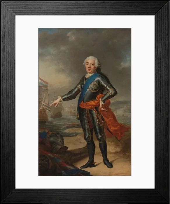 Framed Print : Portrait of William IV, 1751. Creator: Jacques-Andre-Joseph Aved Framed Print : Portrait of William IV, 1751. Creator: Jacques-Andre-Joseph Aved