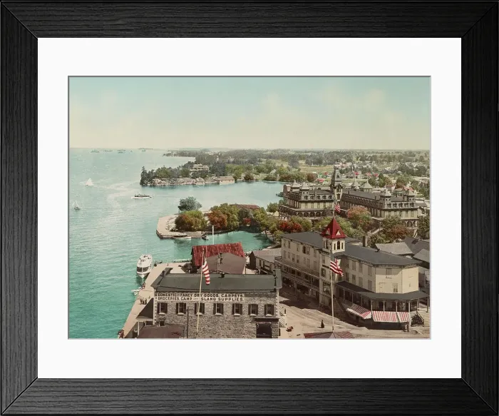 Framed Print : Alexandria Bay, Thousand Islands, c1901. Creator: Unknown Framed Print : Alexandria Bay, Thousand Islands, c1901. Creator: Unknown