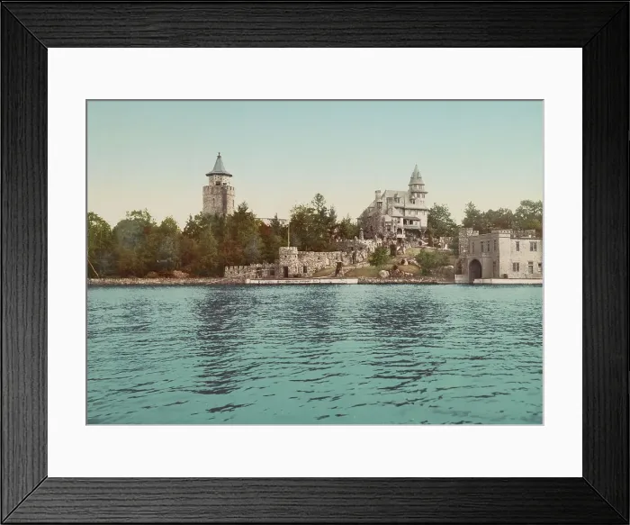 Framed Print : Heart Island, Thousand Islands, c1901. Creator: Unknown Framed Print : Heart Island, Thousand Islands, c1901. Creator: Unknown