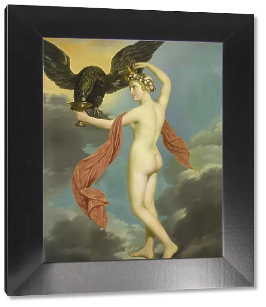 Hebe with Jupiter in the Guise of an Eagle, 1820-1826. Creator: Gustav Adolphe Diez