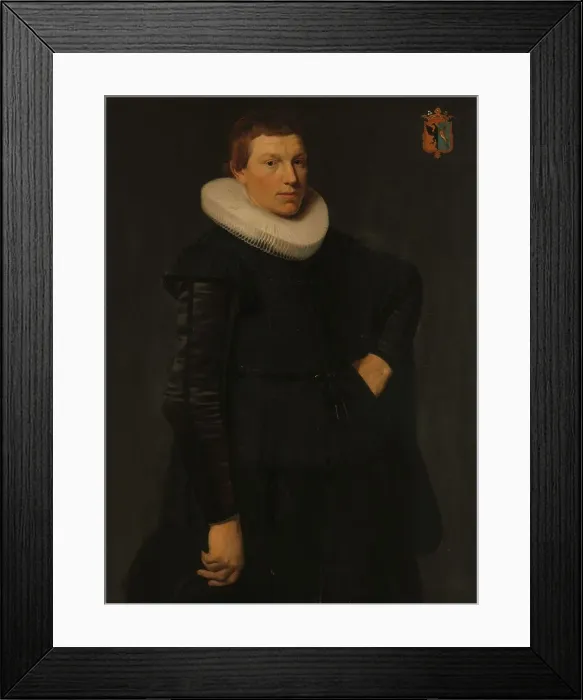 Framed Print : Portrait of Reijnier Ottsz Hinlopen (1608 / 09-1653), 1631. Creator: Anon Framed Print : Portrait of Reijnier Ottsz Hinlopen (1608 / 09-1653), 1631. Creator: Anon