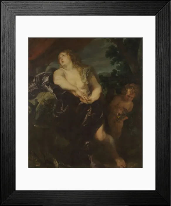Framed Print : The Penitent Magdalen, c.1620. Creator: Anthony van Dyck Framed Print : The Penitent Magdalen, c.1620. Creator: Anthony van Dyck