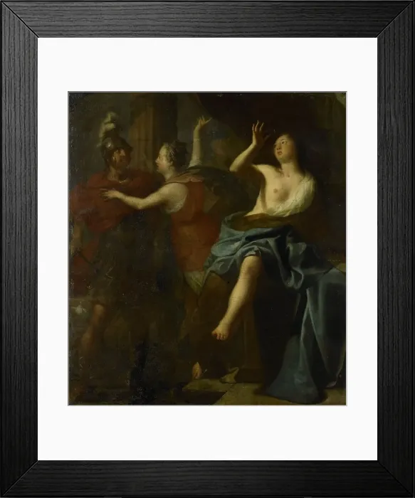 Framed Print : Tarquinius and Lucretia, 1700-1799. Creator: Unknown Framed Print : Tarquinius and Lucretia, 1700-1799. Creator: Unknown