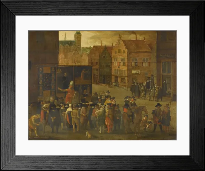 Framed Print : The Quack, c.1619-c.1625. Creator: Anon Framed Print : The Quack, c.1619-c.1625. Creator: Anon