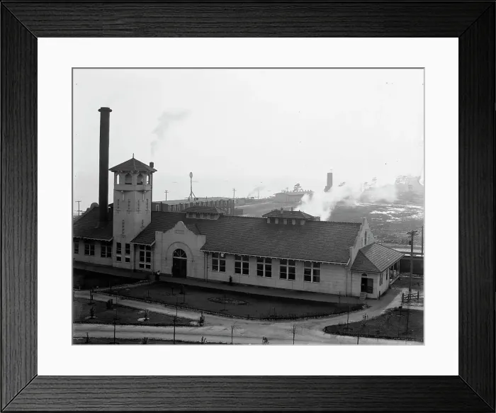 Framed Print : Power house of Great Southern Hotel, Gulfport, Miss. between 1903 and 1910. Creator: Unknown Framed Print : Power house of Great Southern Hotel, Gulfport, Miss. between 1903 and 1910. Creator: Unknown