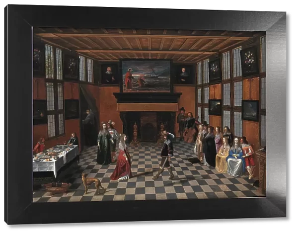 Dancing Party in an Interior, 1640-1649. Creator: Christoffel Jacobsz van der Laemen