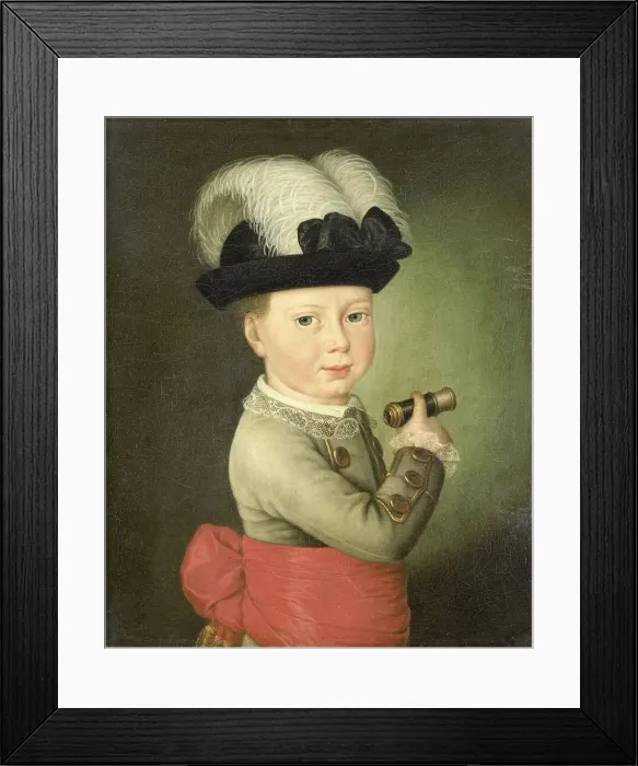 Framed Print : William George Frederick, Prince of Orange-Nassau, as a Child, c.1775. Creator: Anon Framed Print : William George Frederick, Prince of Orange-Nassau, as a Child, c.1775. Creator: Anon