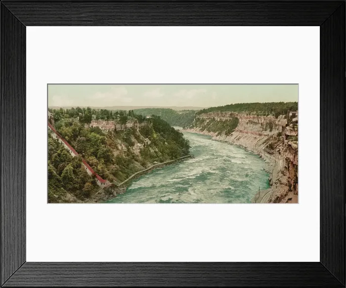 Framed Print : Niagara, the Gorge, ca 1900. Creator: Unknown